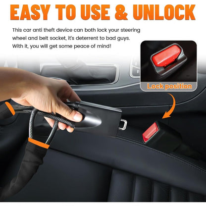 Seat Belt Steering Lock