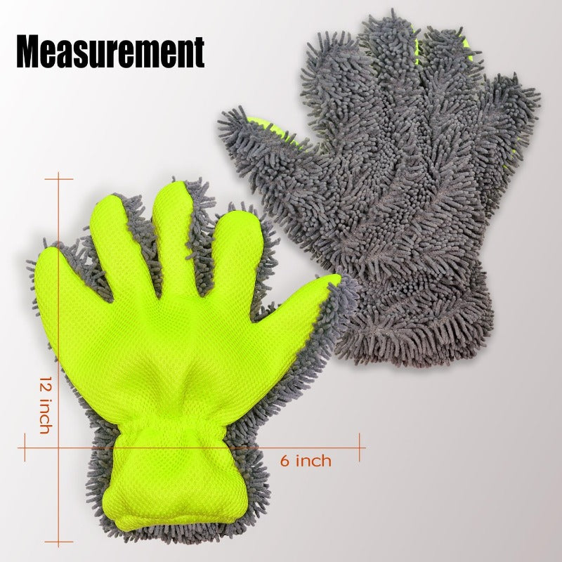 Scratch-Free 5-Finger Wash Mitt