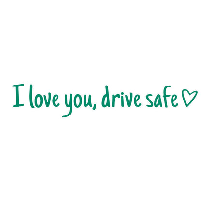 Rearview Mirror Vinyl Decal Reminder