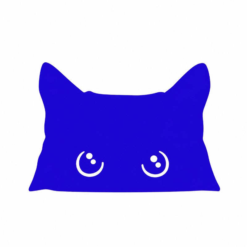 Playful Peeking Cat Decal