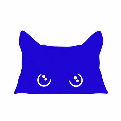 Playful Peeking Cat Decal