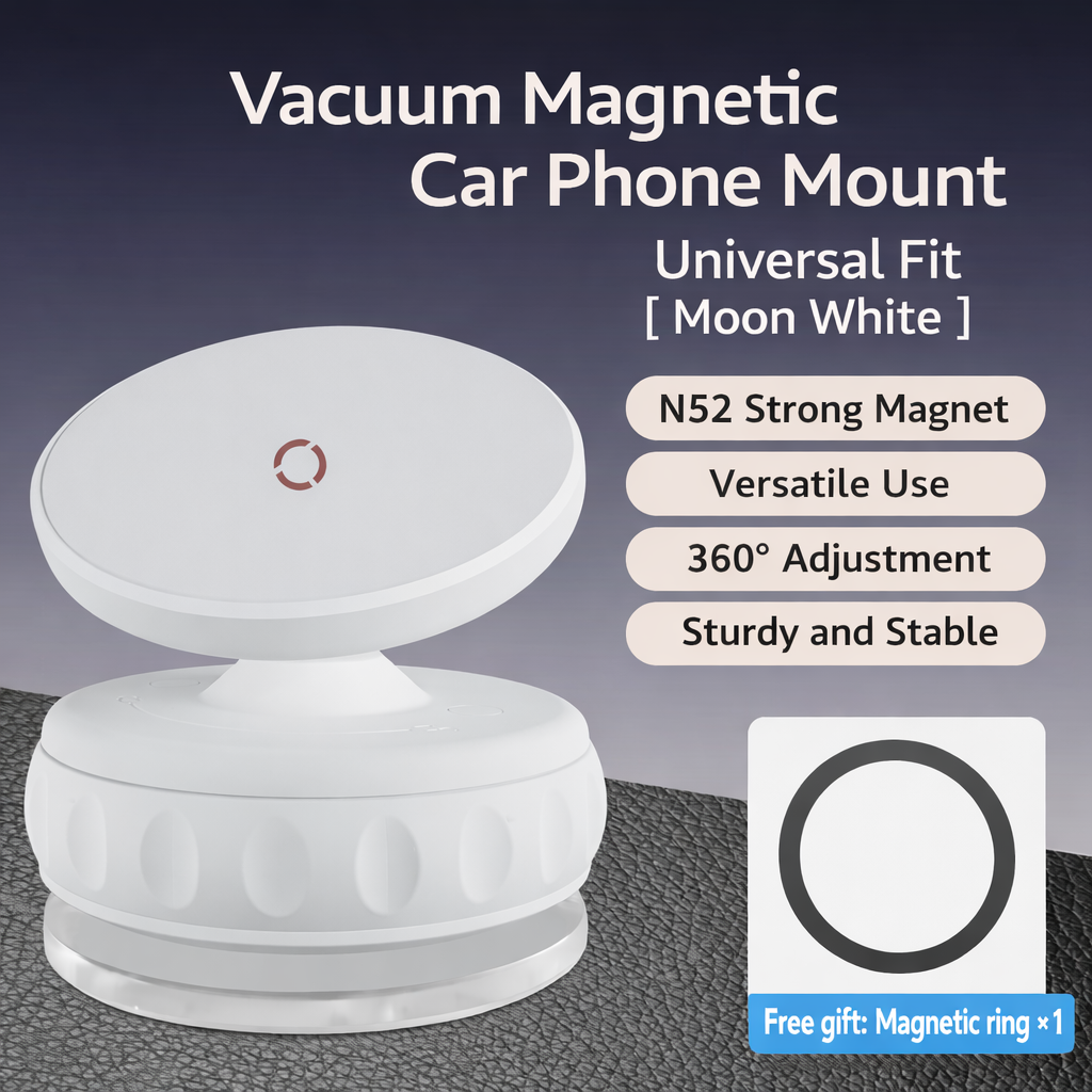 Magnetic Vacuum Phone Mount