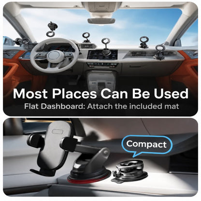 Vacuum Lock Magnetic Car Mount