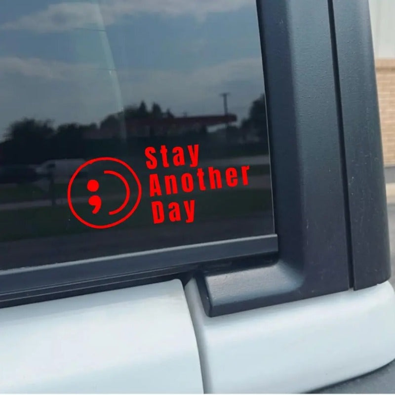 "Stay Another Day" Vinyl Sticker