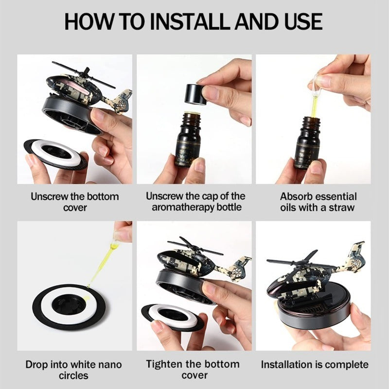 Solar Rotating Helicopter Diffuser