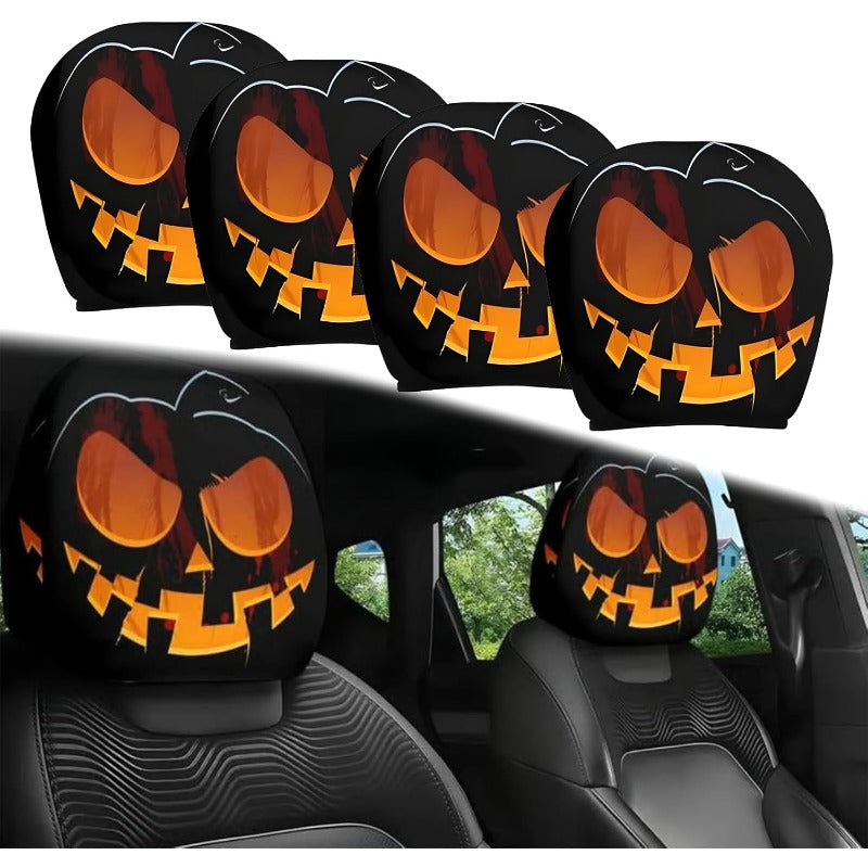 Playful Cartoon Headrest Cover