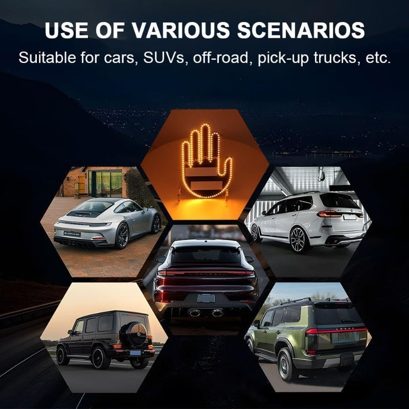 LED Car Rear Gesture Light