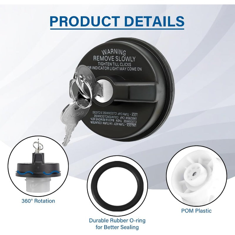 Locking Anti-Theft Fuel Cap