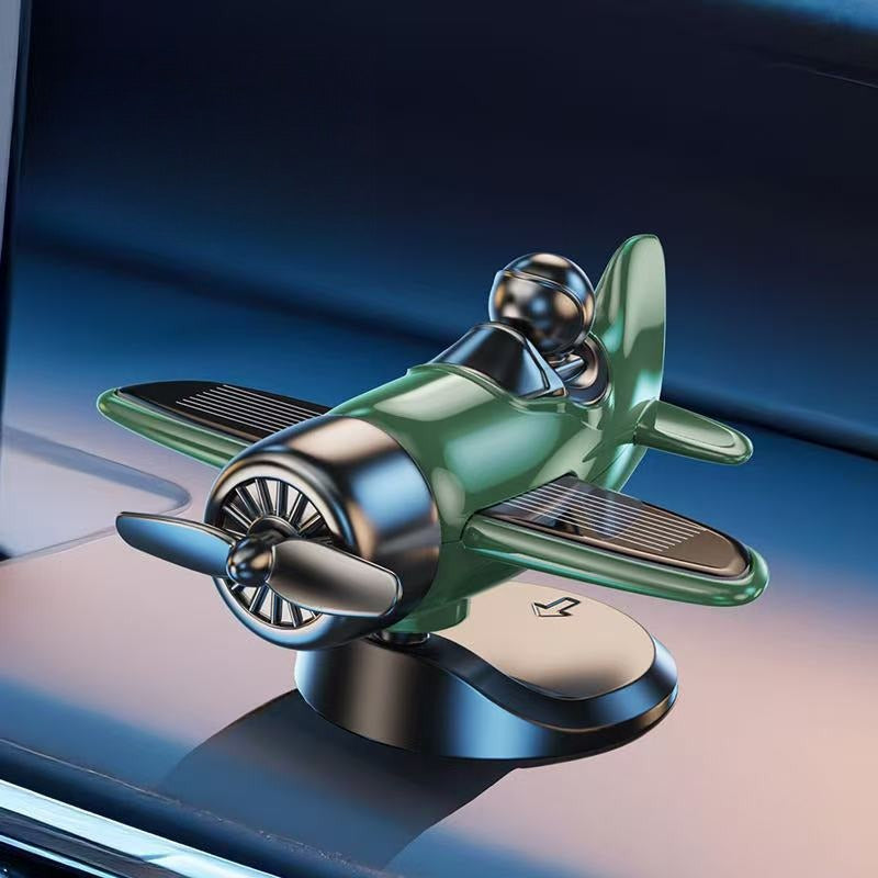 Solar Powered Airplane Ornament