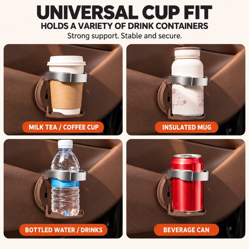 Foldable Car Door Cup Holder