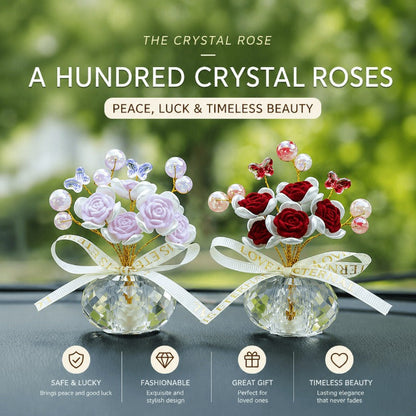 Elegant Rose Dashboard Ornament