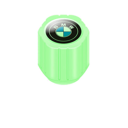 20-Pack Neon Green Glow Tire Valve Caps – No Battery Needed, Universal Fit