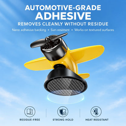 Solar Powered Airplane Ornament