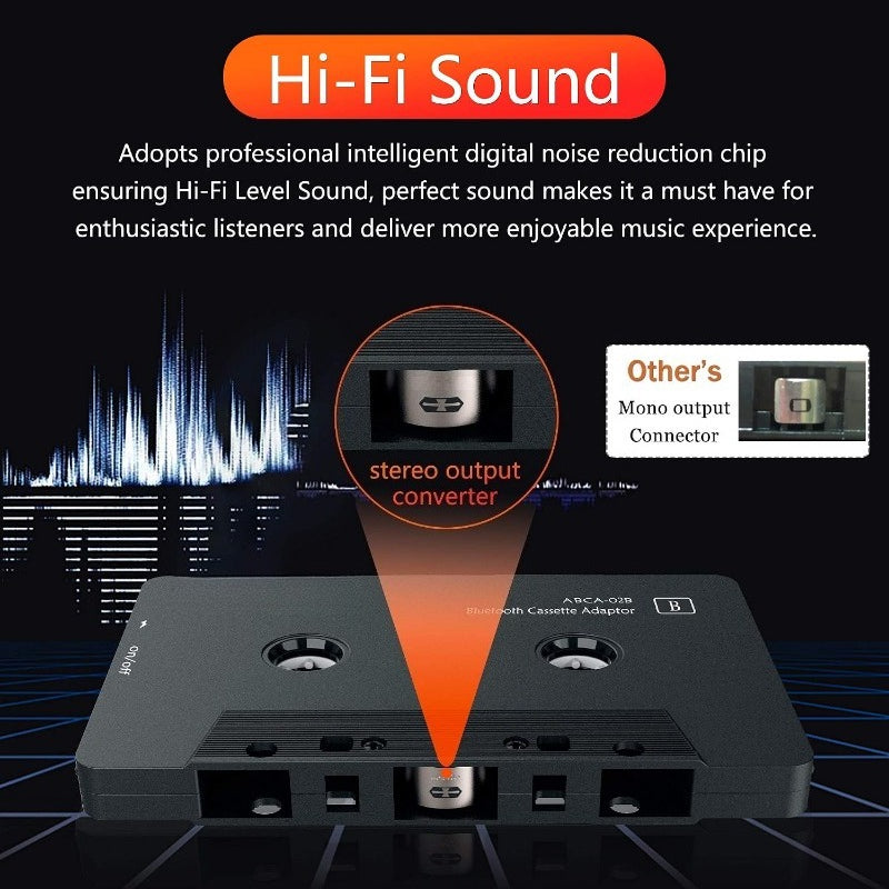 Wireless Bluetooth Cassette Adapter