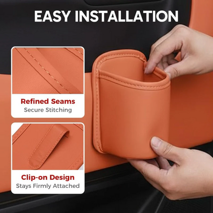 Leakproof Leather Car Organizer