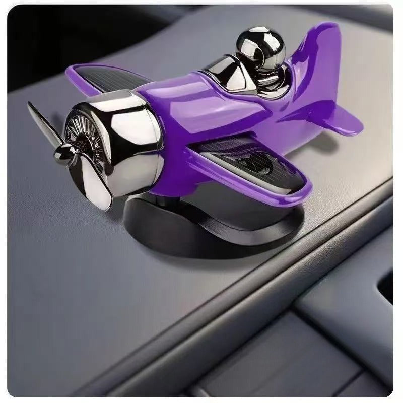 Solar Powered Airplane Ornament