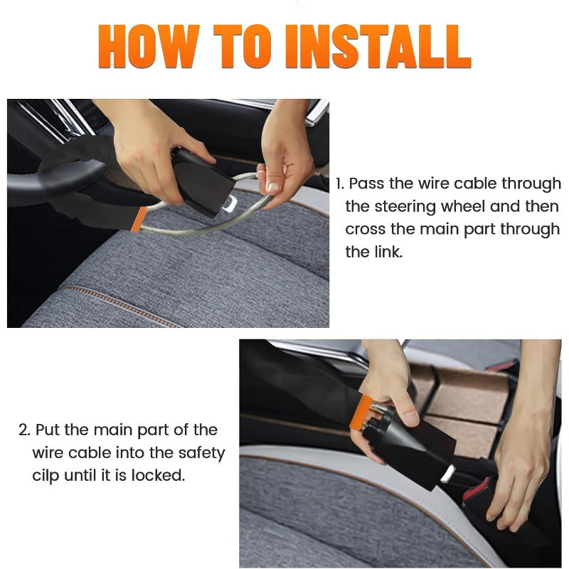 Seat Belt Steering Lock