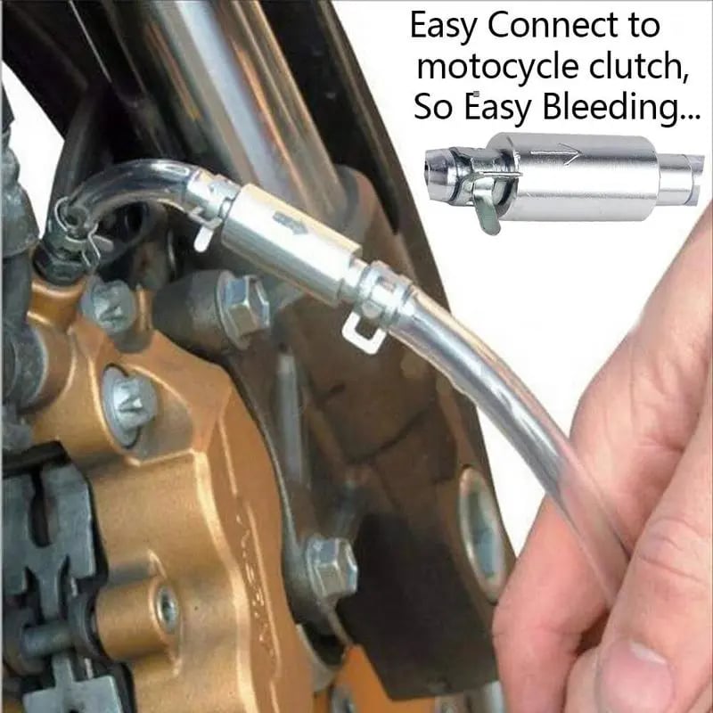 Universal One-Way Brake Bleeder Hose Kit with Check Valve