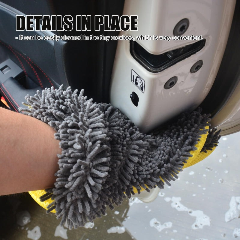 Scratch-Free 5-Finger Wash Mitt