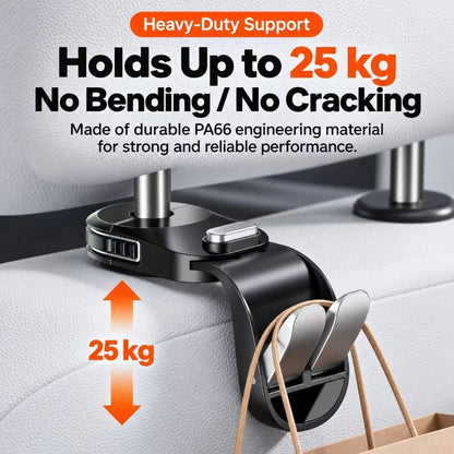 Foldable Car Headrest Hook