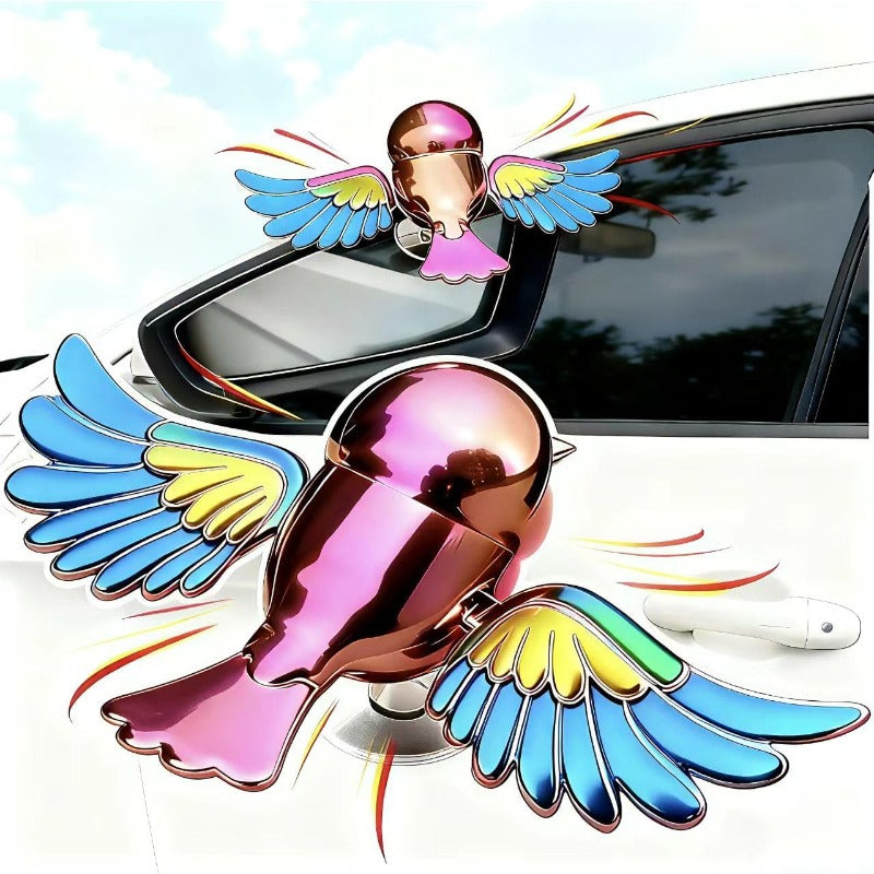 Dynamic Flapping Bird Car Decor