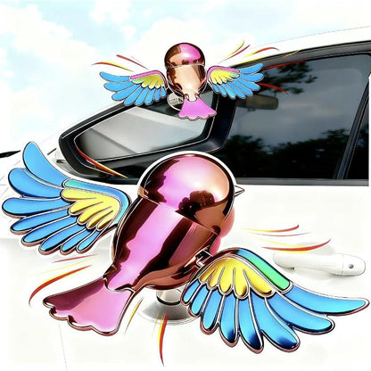Dynamic Flapping Bird Car Decor