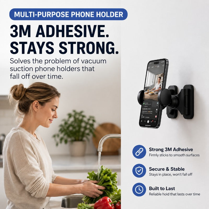 Rotating Multi-Surface Phone Mount