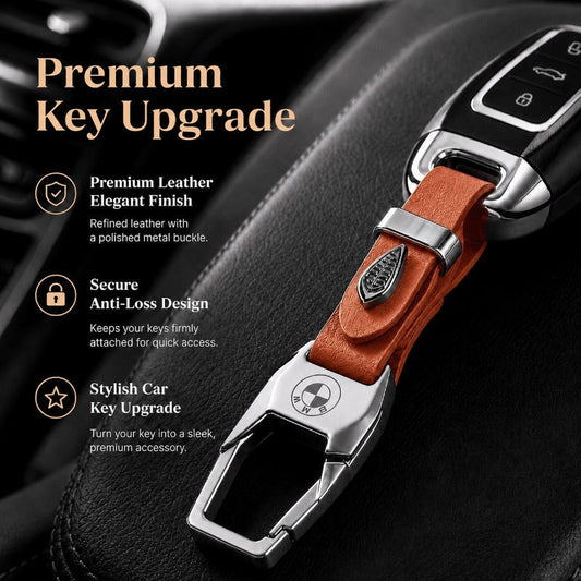 Premium Leather Car Key Strap