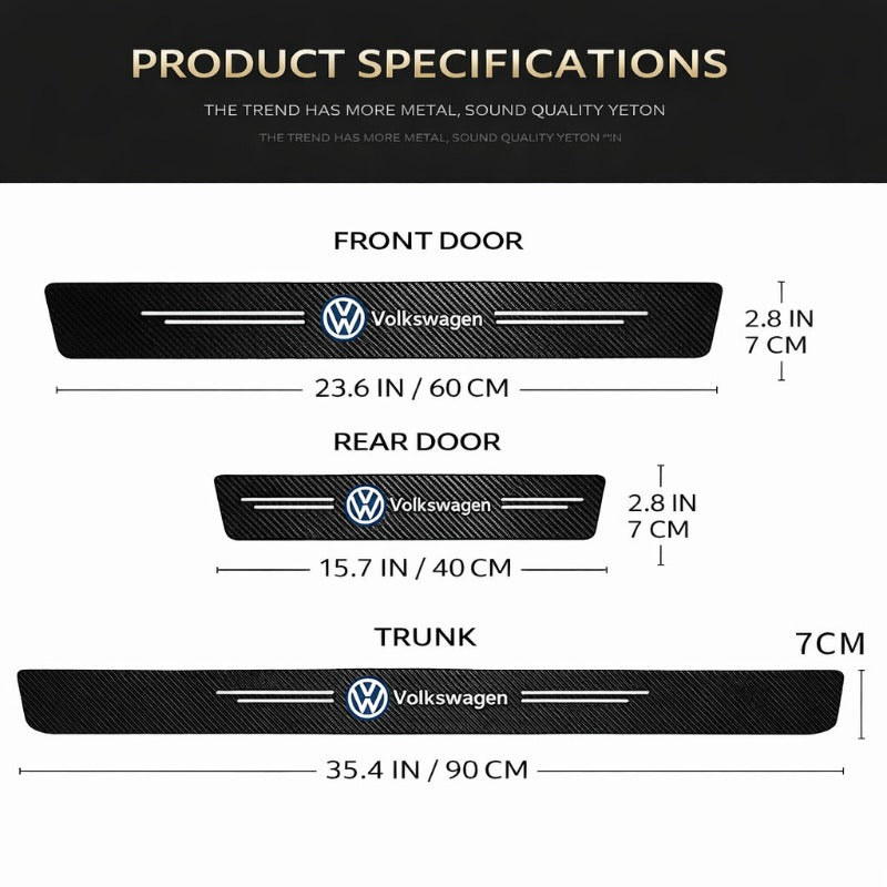 Carbon Fiber Sill Protector