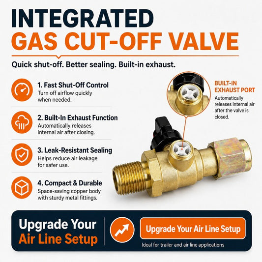 Self-Venting Brass Air Valve