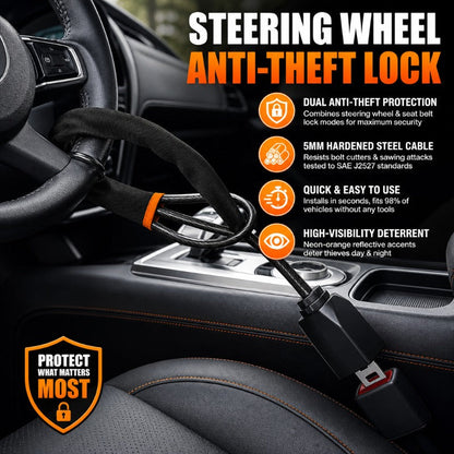 Seat Belt Steering Lock