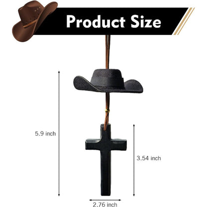 Cowboy Hat Cross Pendant
