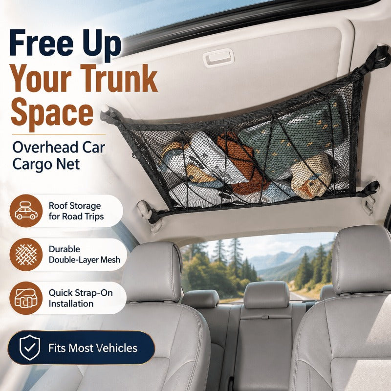 Double-Layer Car Cargo Net