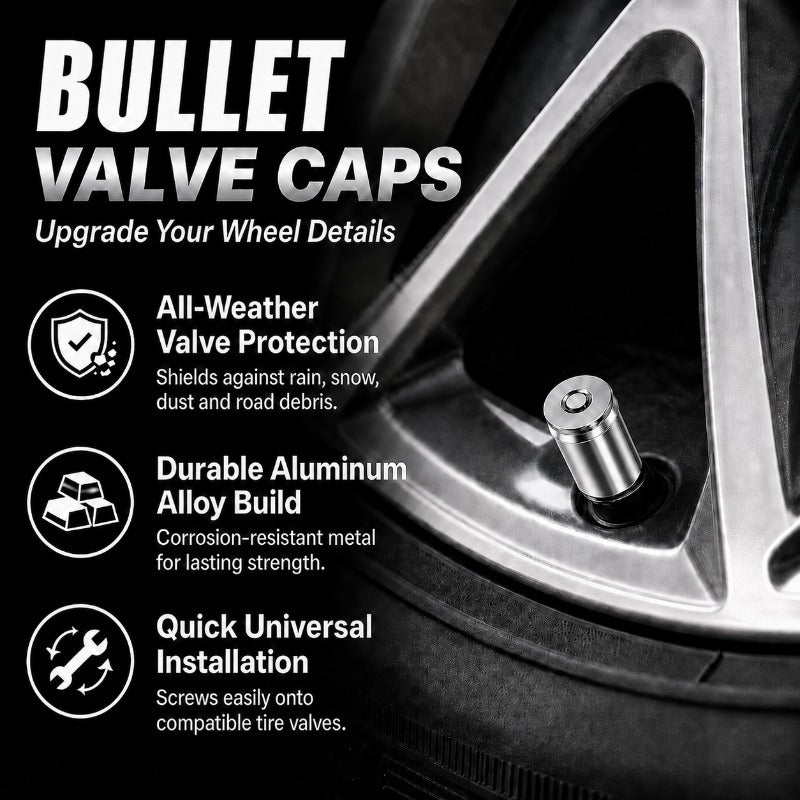 Bullet Casing Valve Caps