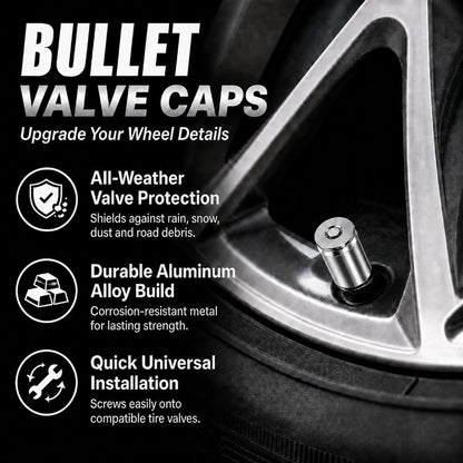 Bullet Casing Valve Caps