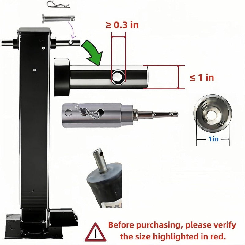 Quick Lift Jack Adapter