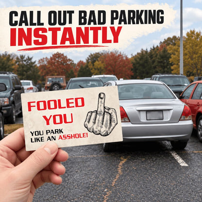 Funny Bad Parking Card