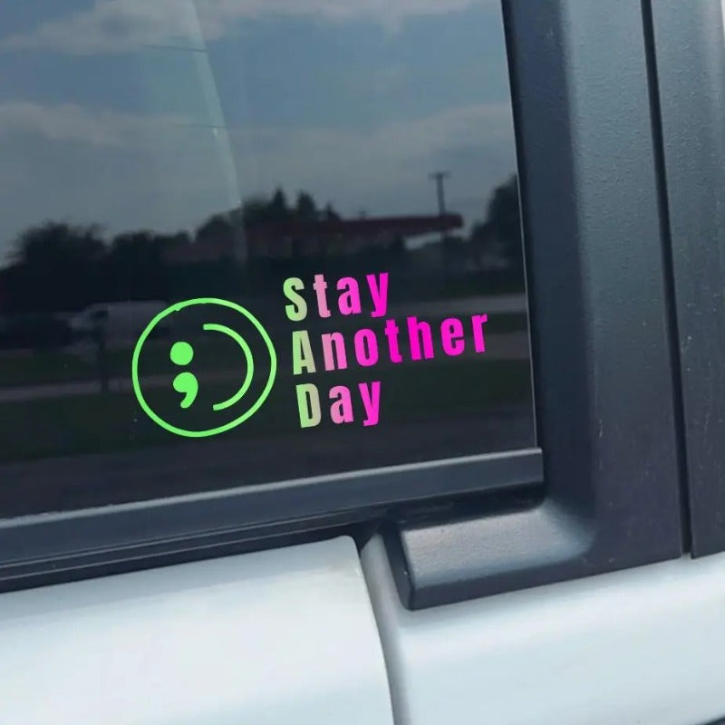 "Stay Another Day" Vinyl Sticker