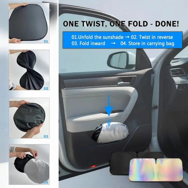 Foldable UV Blocking Sunshade
