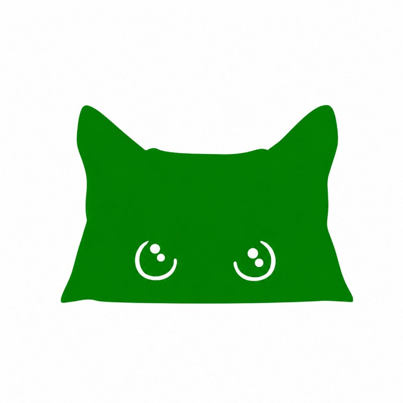 Playful Peeking Cat Decal