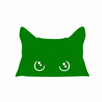 Playful Peeking Cat Decal