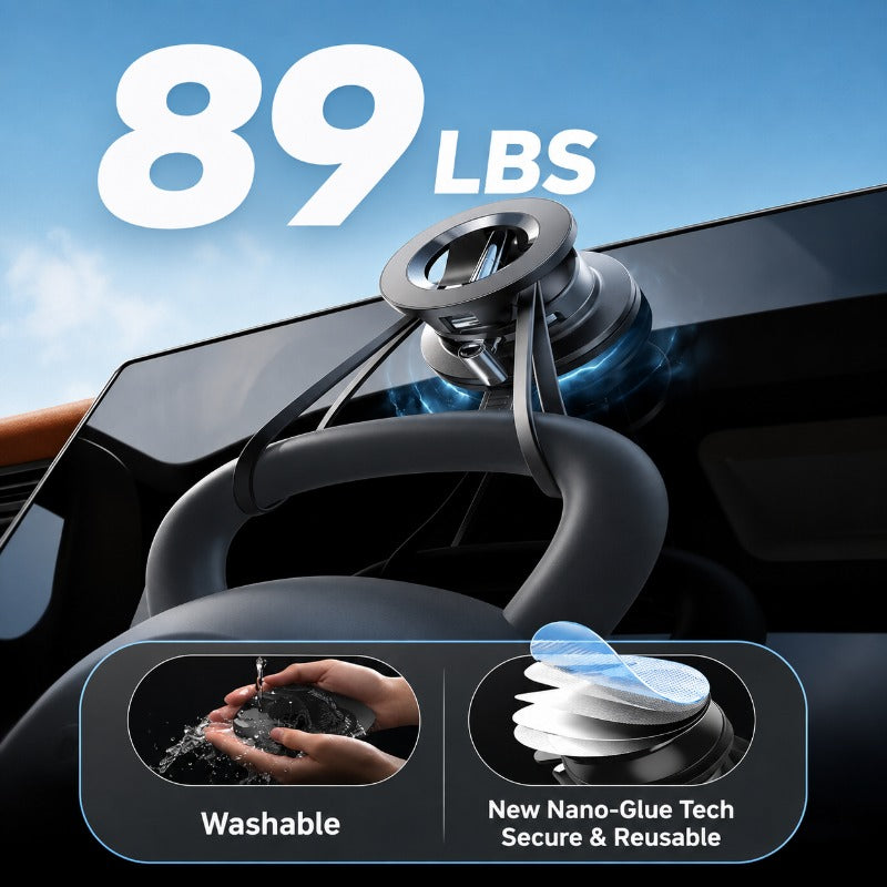 Vacuum Lock Magnetic Car Mount