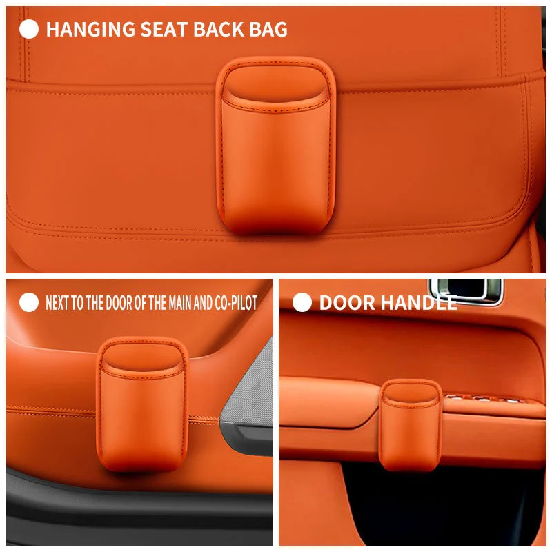 Leakproof Leather Car Organizer