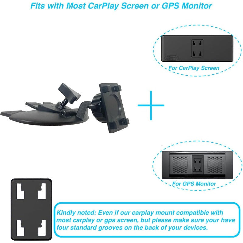 Shockproof CD Slot Screen Mount