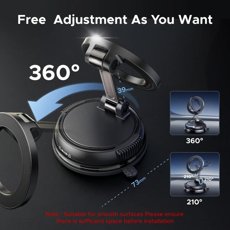 Secure Dashboard Vacuum Mount