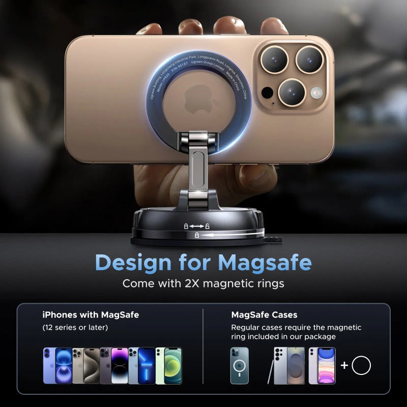 Secure Dashboard Vacuum Mount